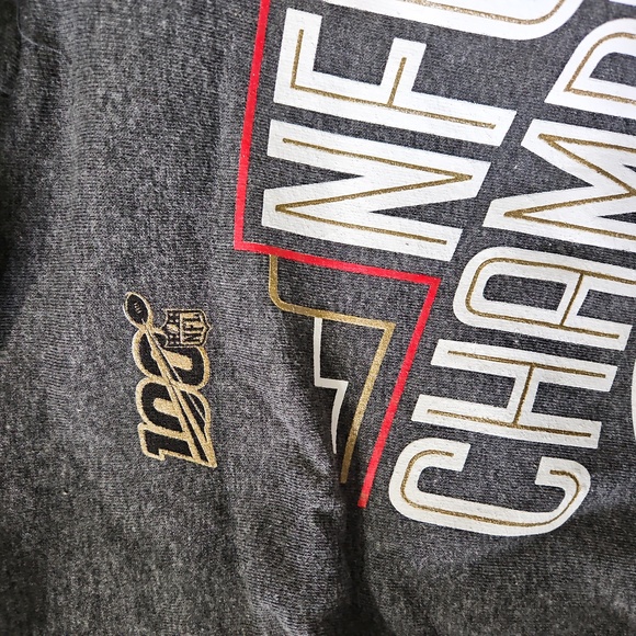 Fanatics Brand Charcoal San Francisco 49ers Super Bowl Hoodie. NWT. - Picture 4 of 7